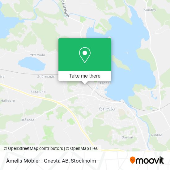 Åmells Möbler i Gnesta AB map