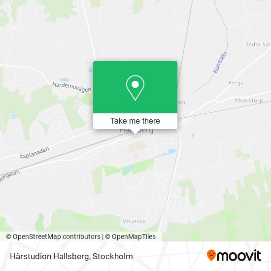Hårstudion Hallsberg map