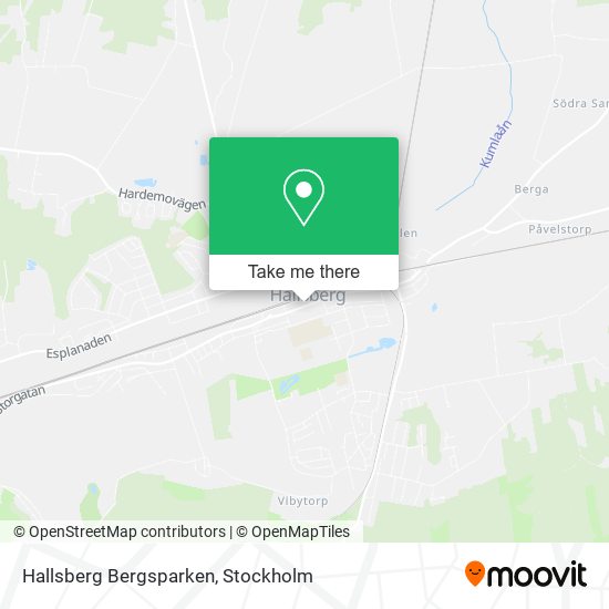 Hallsberg Bergsparken map