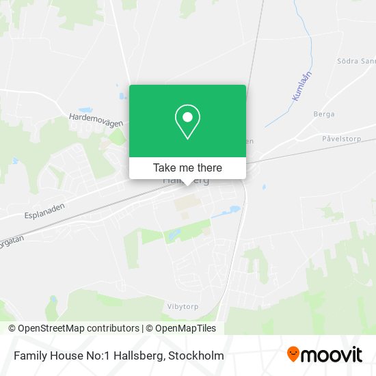 Family House No:1 Hallsberg map