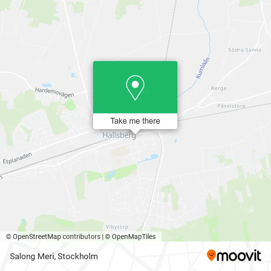 Salong Meri map