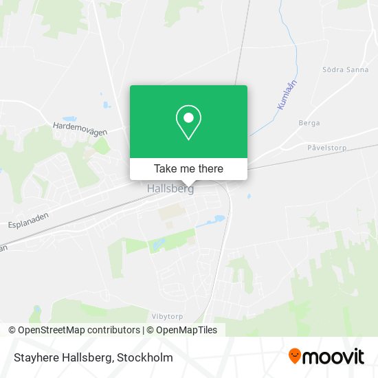 Stayhere Hallsberg map