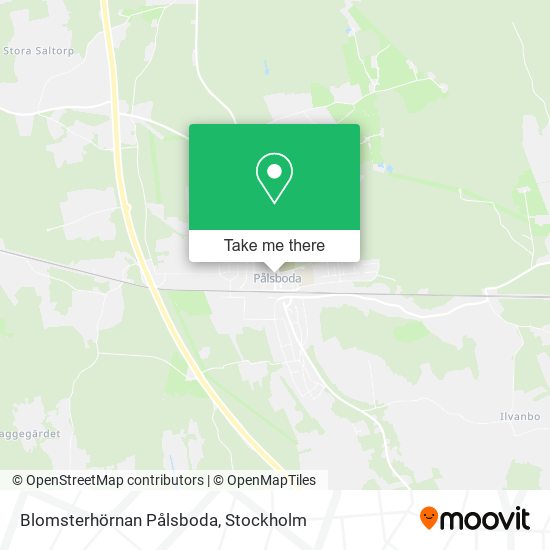 Blomsterhörnan Pålsboda map