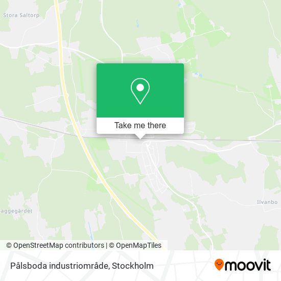 Pålsboda industriområde map