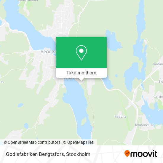 Godisfabriken Bengtsfors map