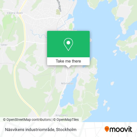 Näsvikens industriområde map