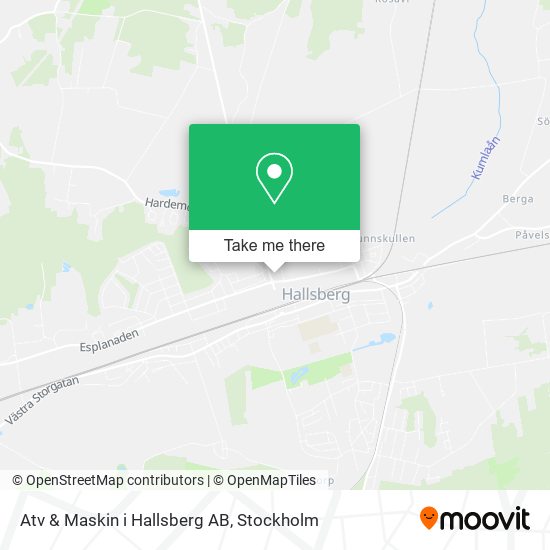 Atv & Maskin i Hallsberg AB map