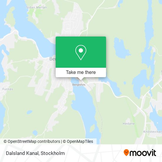 Dalsland Kanal map