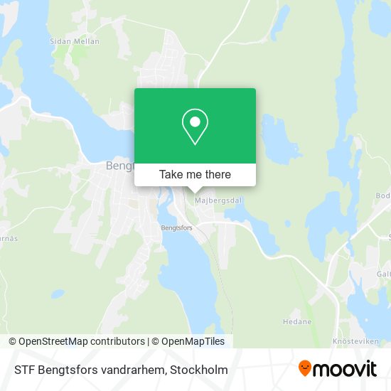 STF Bengtsfors vandrarhem map