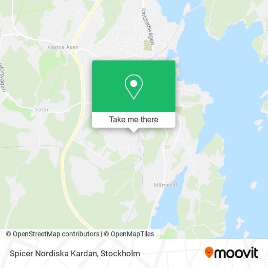 Spicer Nordiska Kardan map