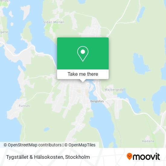 Tygstället & Hälsokosten map