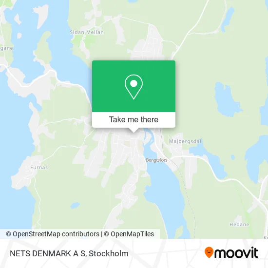 NETS DENMARK A S map