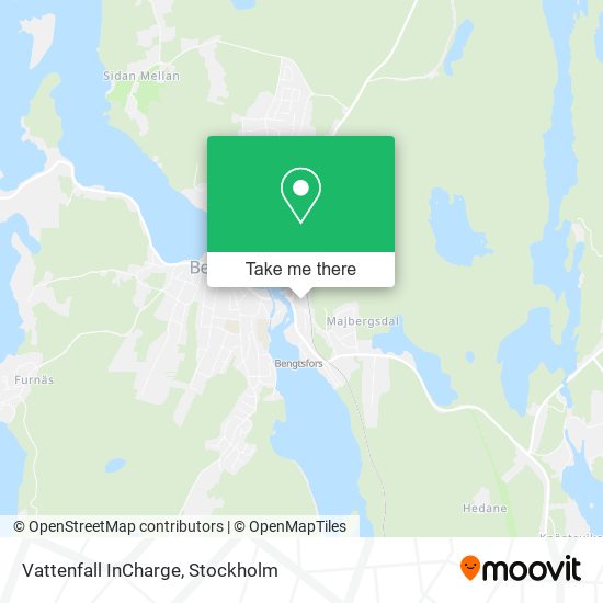 Vattenfall InCharge map