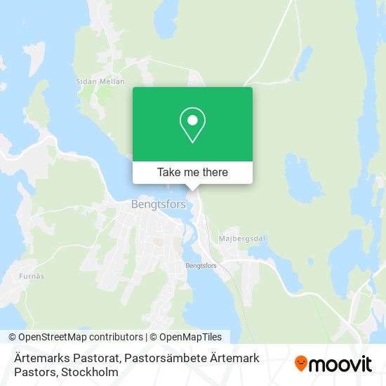 Ärtemarks Pastorat, Pastorsämbete Ärtemark Pastors map