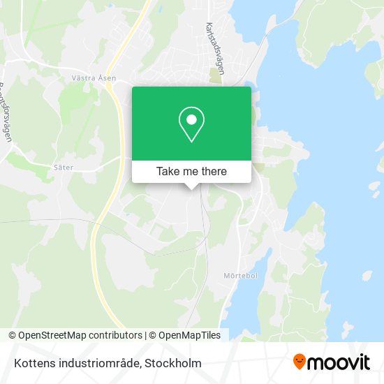 Kottens industriområde map