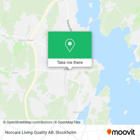 Norcare Living Quality AB map