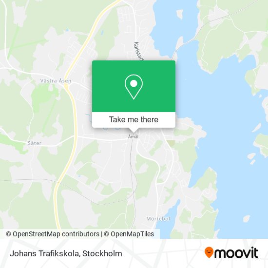 Johans Trafikskola map