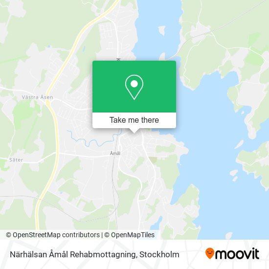 Närhälsan Åmål Rehabmottagning map