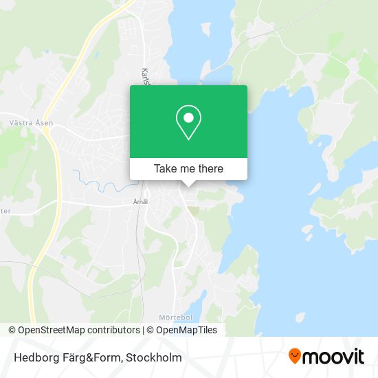 Hedborg Färg&Form map