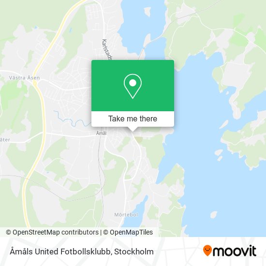 Åmåls United Fotbollsklubb map