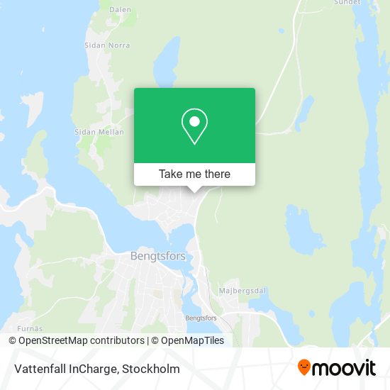 Vattenfall InCharge map