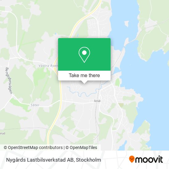 Nygårds Lastbilsverkstad AB map