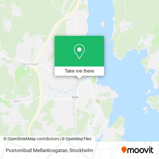 Postombud Mellanbrogatan map