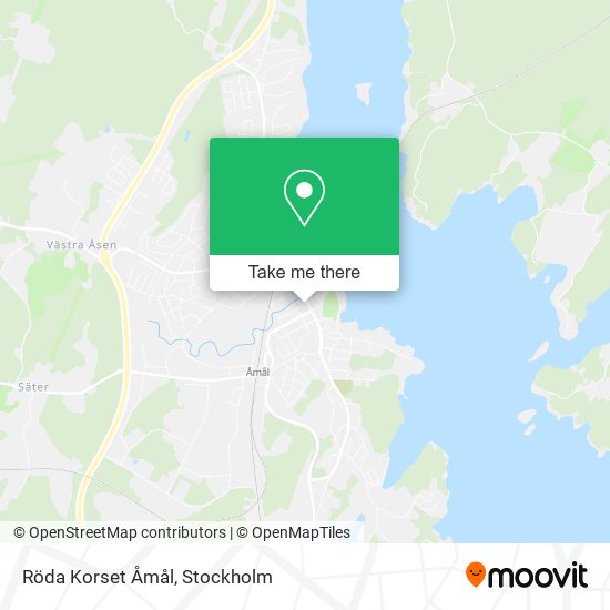 Röda Korset Åmål map