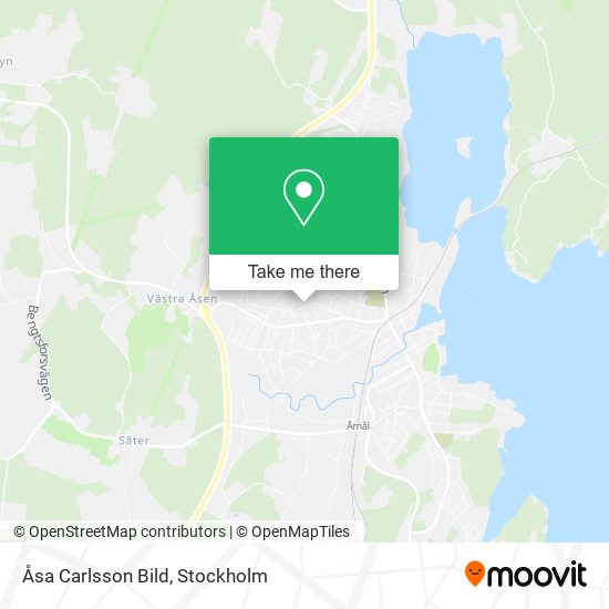 Åsa Carlsson Bild map