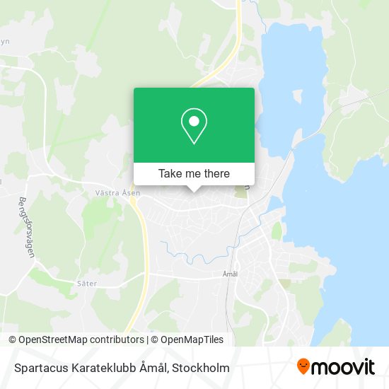 Spartacus Karateklubb Åmål map