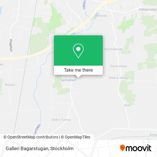 Galleri Bagarstugan map