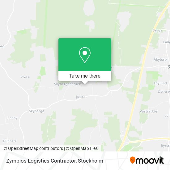 Zymbios Logistics Contractor map