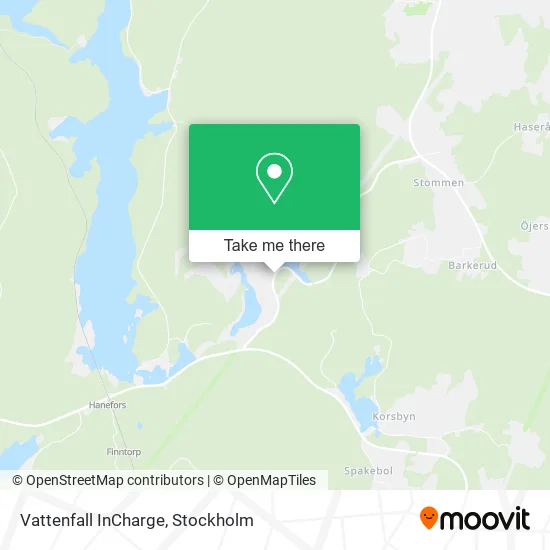 Vattenfall InCharge map