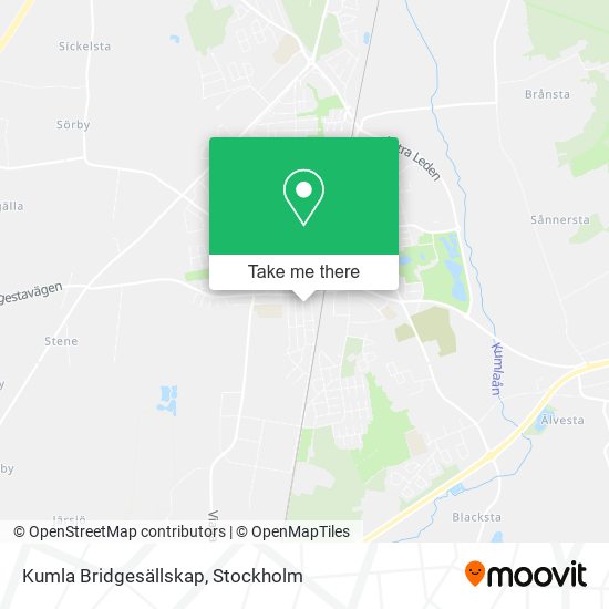 Kumla Bridgesällskap map