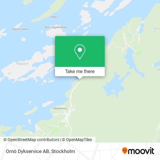 Ornö Dykservice AB map