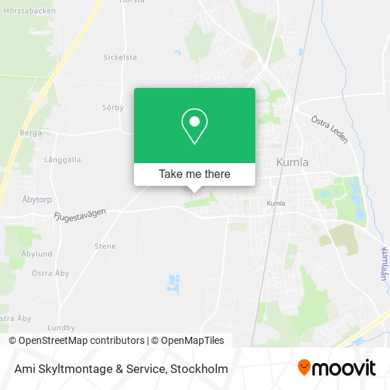 Ami Skyltmontage & Service map