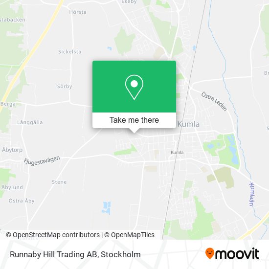 Runnaby Hill Trading AB map