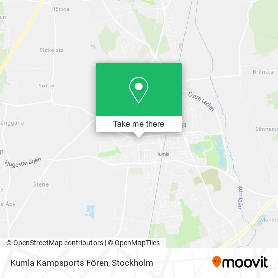 Kumla Kampsports Fören map