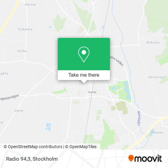 Radio 94,3 map