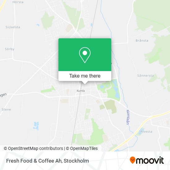 Fresh Food & Coffee Ah map