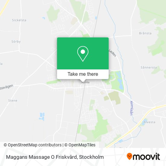 Maggans Massage O Friskvård map
