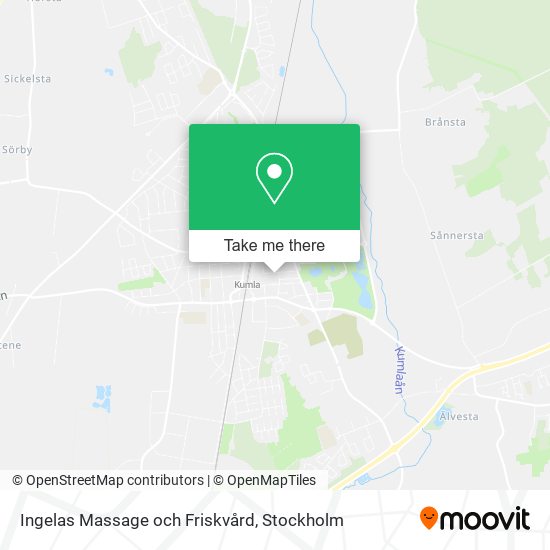 Ingelas Massage och Friskvård map