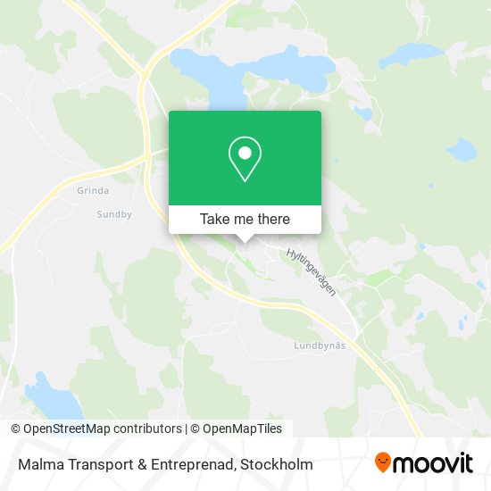 Malma Transport & Entreprenad map