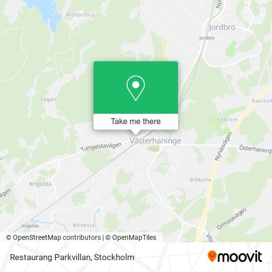 Restaurang Parkvillan map