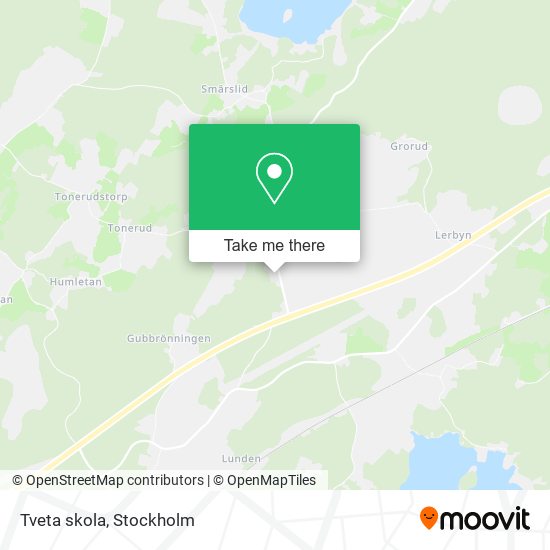 Tveta skola map