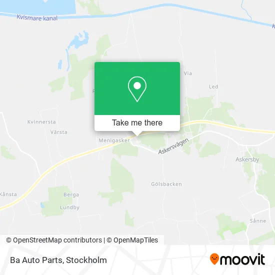 Ba Auto Parts map