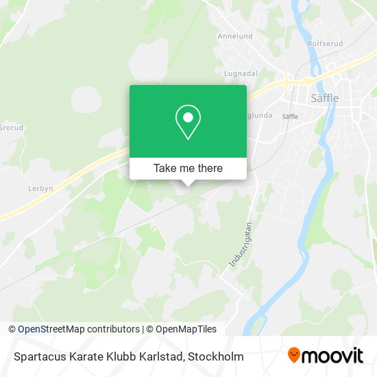 Spartacus Karate Klubb Karlstad map