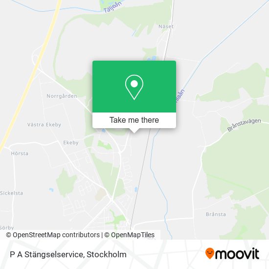P A Stängselservice map