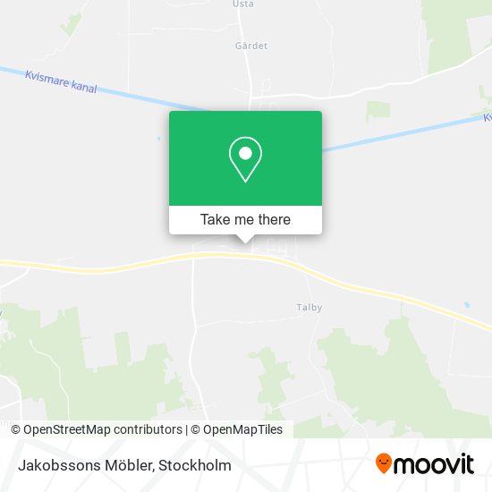 Jakobssons Möbler map