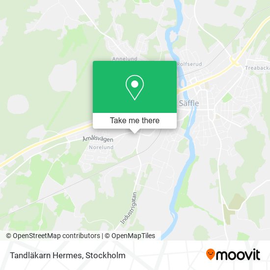 Tandläkarn Hermes map